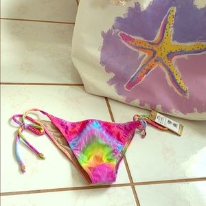 Triya tie dye bikini bottom and top